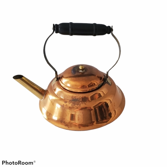 Vintage Copper Tea Kettle - Picture 1 of 8
